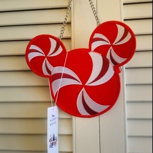 EUC Mickey peppermint coin purse